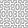 Hilbert curve of order 4